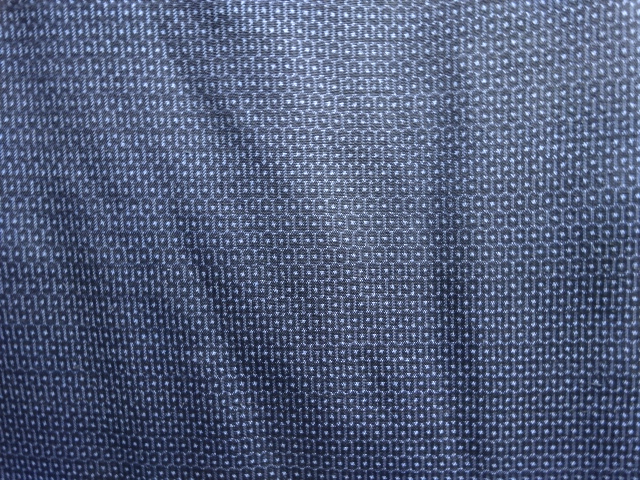 アンティーク　本場泥大島紬100亀甲男物着物